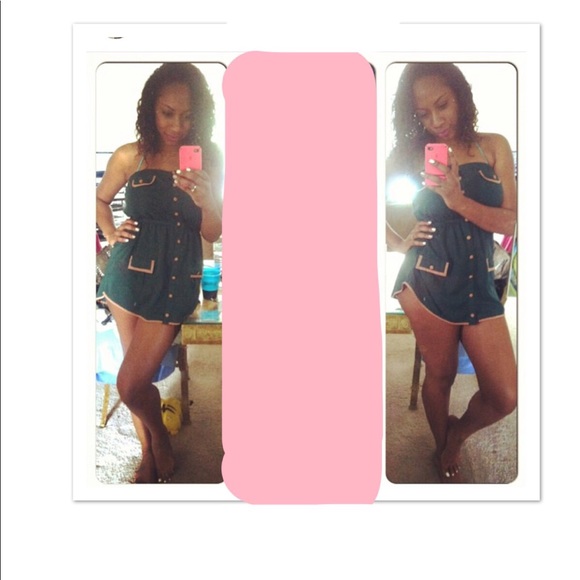 Strapless Bathing suit cover up/Dress - Picture 2 of 2